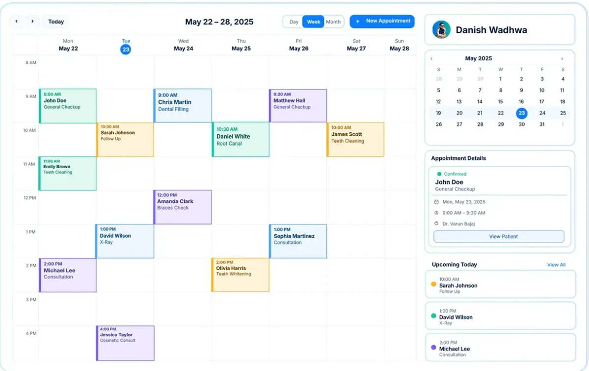 Booking shouldn't require a phone tag marathon.